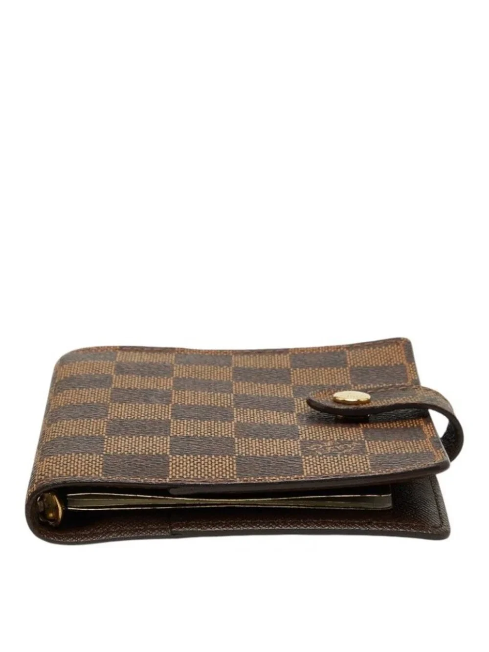 Louis Vuitton Damier Agenda PM Notebook Cover Brown Leather